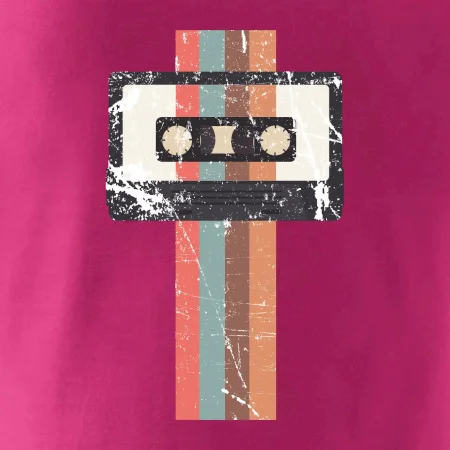 Retro kazeta - pruhy