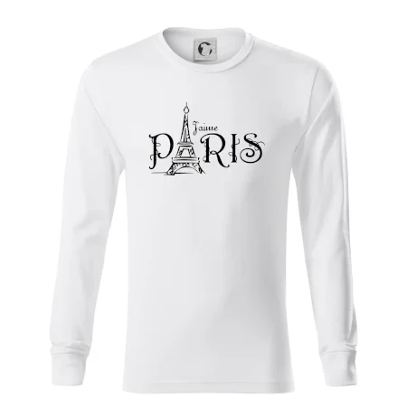 Paris nápis Eiffelovka rovný