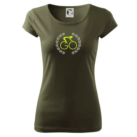 GO cyklista (fluo potisk)