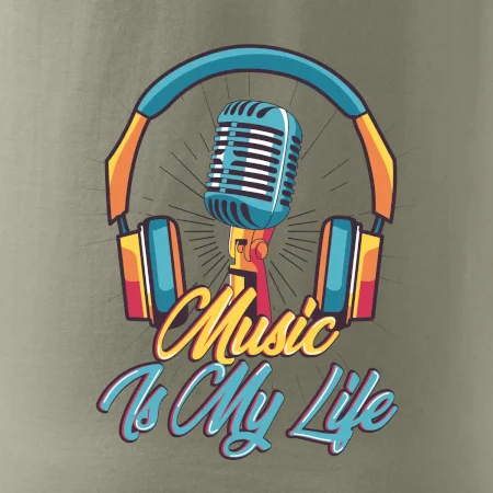 Music is my life sluchátka
