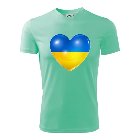 Ukrajina srdce vlajka
