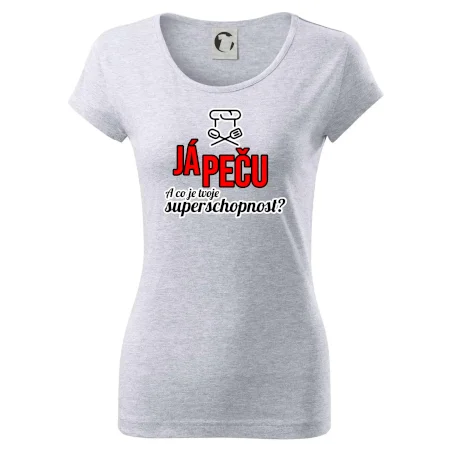 Já peču - tvoje superschopnost? rovný nápis