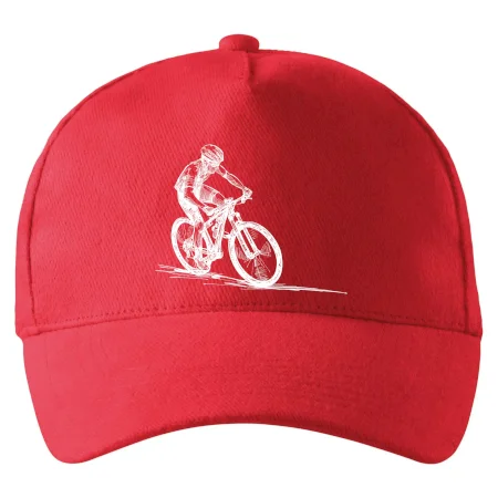 MTB kreslený cyklista