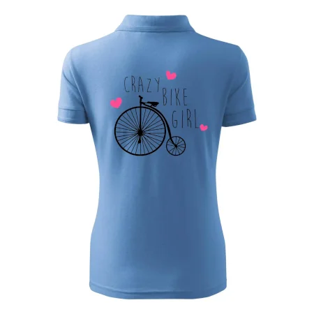 Crazy bike girl