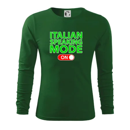 Italian speaking mode - ON