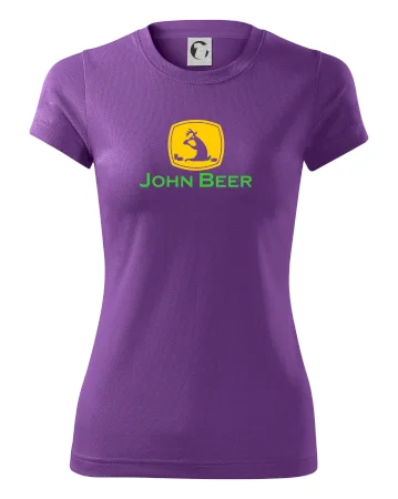 John Beer jelen s pivem