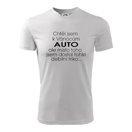 Chtěl jsem k Vánocům auto