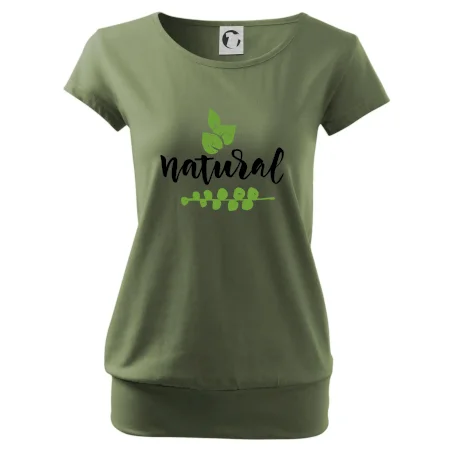 Natural - nápis v listech