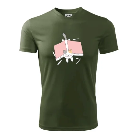 Učení na státnice kočka