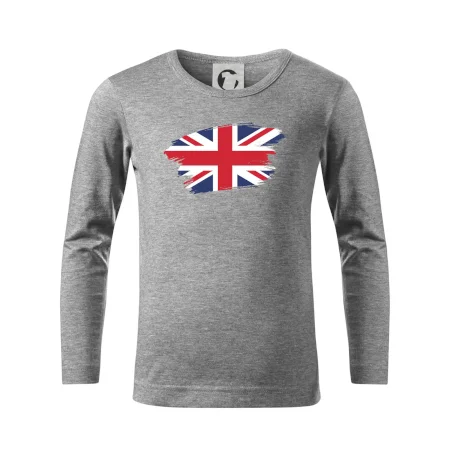 Britská vlajka roztrhaná