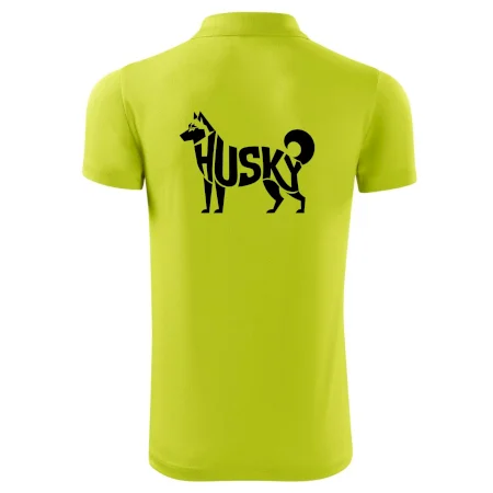 Husky nápis v těle