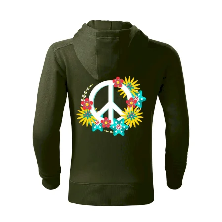 Peace symbol abstraktní