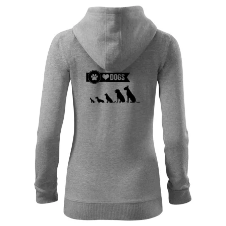 I love dogs - tlapka