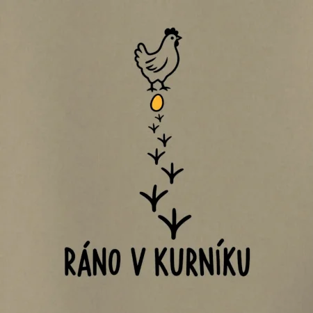 Ráno v kurníku slepice a vejce