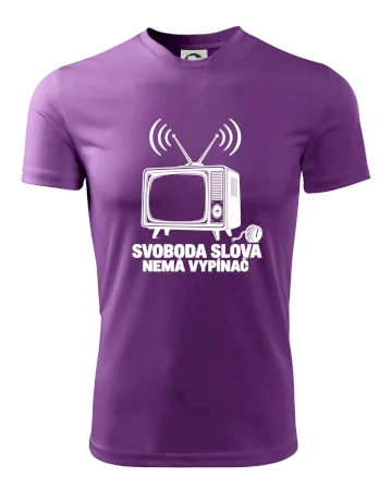 Svoboda slova nemá vypínač retro televize