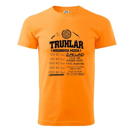 Hodinová mzda truhlář