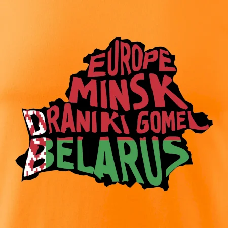 Mapy - názvy měst - Bělorusko