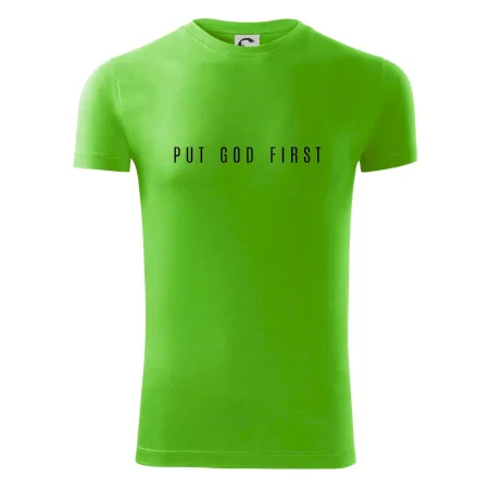Put God first slabý nápis