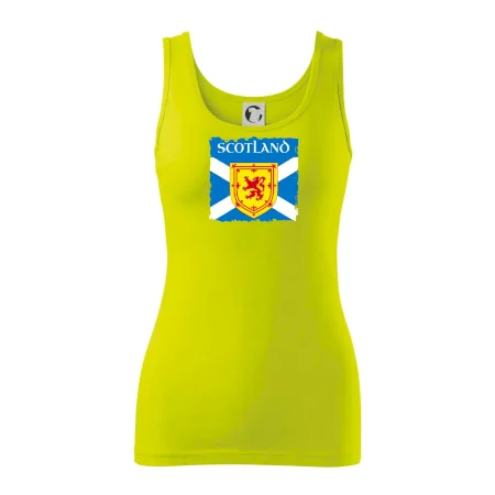 Skotská vlajka s erbem lva