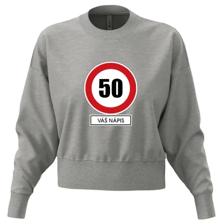 Dopravní značka - rychlost 50 - váš nápis