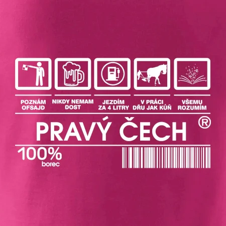 Čárový kód  - Pravý Čech