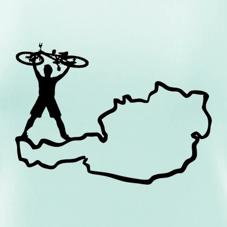 Cyklista - Mapa Rakouska