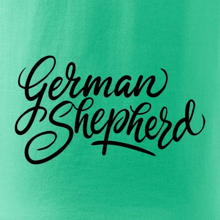 German shepherd - nápis okrasny - nápis okrasný