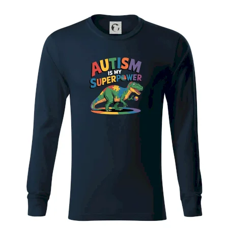 Stojící Rex Autism is my superpower
