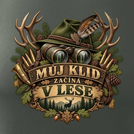 Můj klid začíná v lese lovecké vybavení
