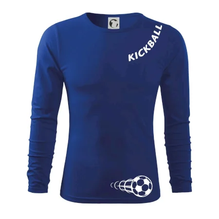 Kickball nápis šikmo