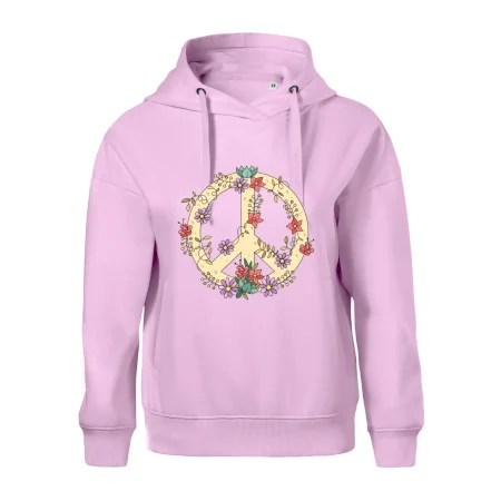 Peace symbol pískový