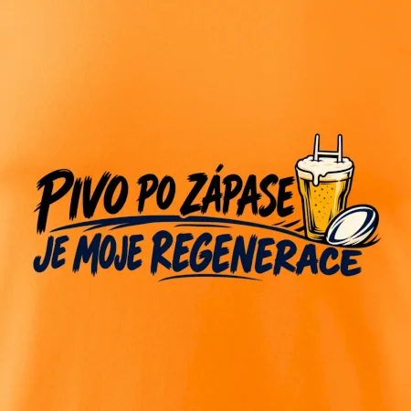 Pivo po zápase je moje regenerace