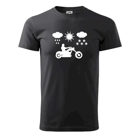 Motorkář za každého počasí - chopper