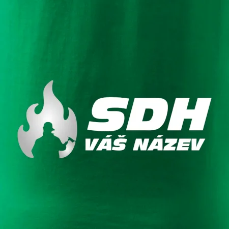 Kšiltovka SDH nápis, reflexní oheň