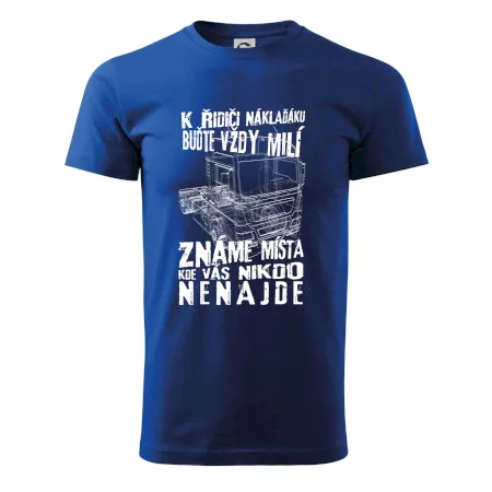 K řidiči náklaďáku buďte vždy milý