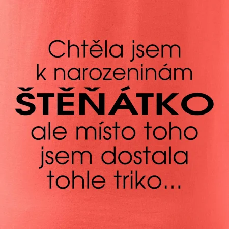 Chtěla jsem dostat k narozeninám štěňátko