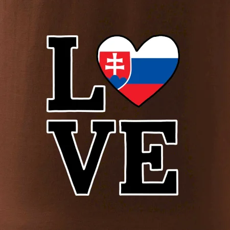 Love Slovenská vlajka