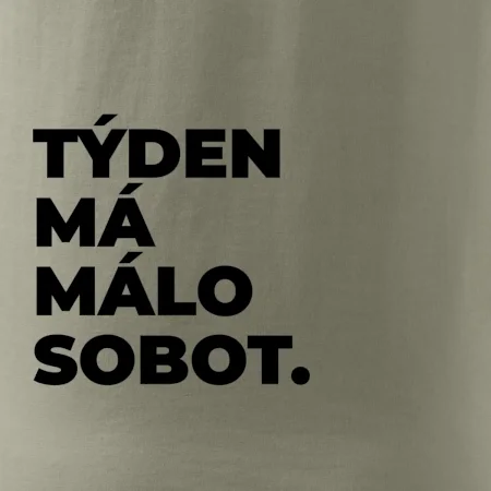 TÝDEN MÁ MÁLO SOBOT.
