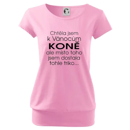 Chtěla jsem k Vánocům koně