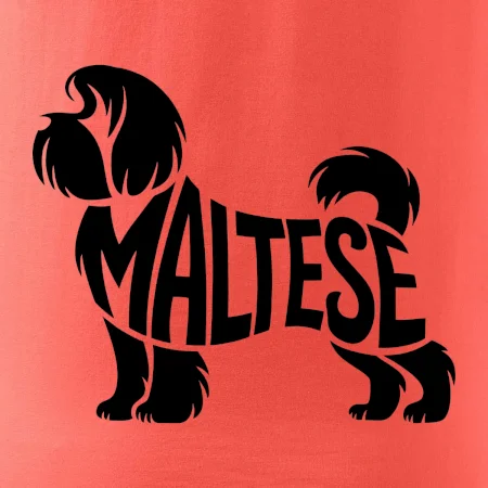 Maltézský psík nápis v těle
