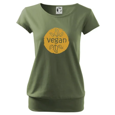 Vegan hnědá kruh