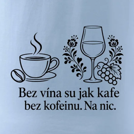 Bez vína su jak kafe bez kofeinu. Na nic