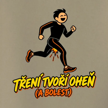 Běžecké tření tvoří oheň