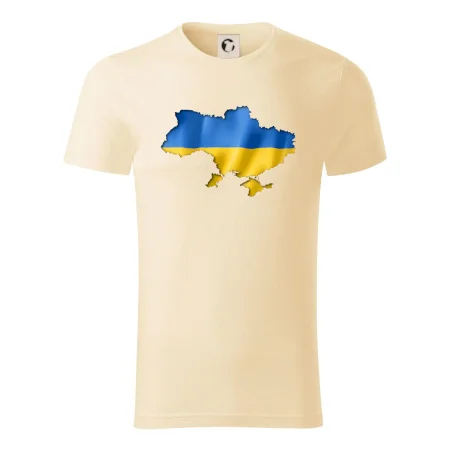 Ukrajina vlajka mapa