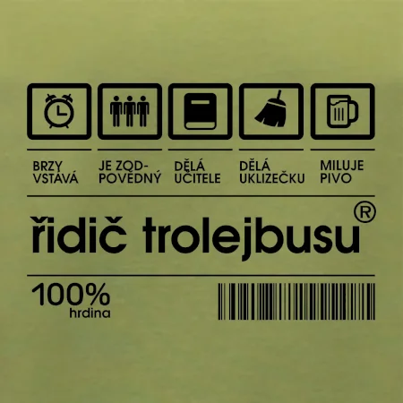 Čárový kód -  Řidič trolejbusu