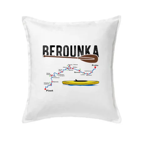Mapa řeky Berounky