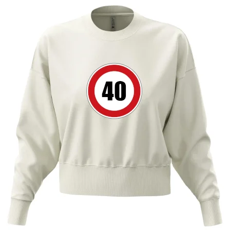 Dopravní značka - omezení rychlosti 40