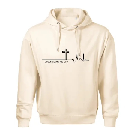 Jesus Saved My Life kříž ekg