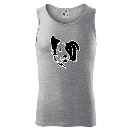 Border kólie obrys hlavy