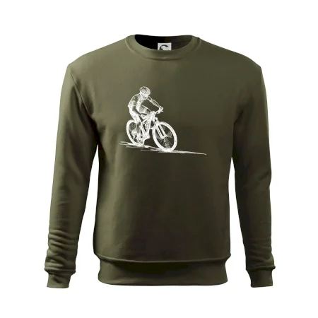 MTB kreslený cyklista
